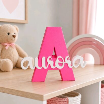 Nome 3D Personalizado Sobreposto