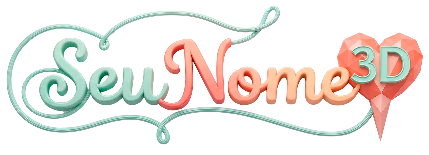 Nome 3D | Nomes Decorativos, Maternidade e Letreiros Personalizados